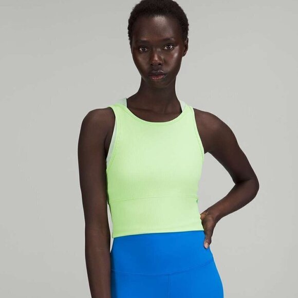 Lululemon Power Pivot Ribbed Tank Top - 12 - Picture 1 of 6